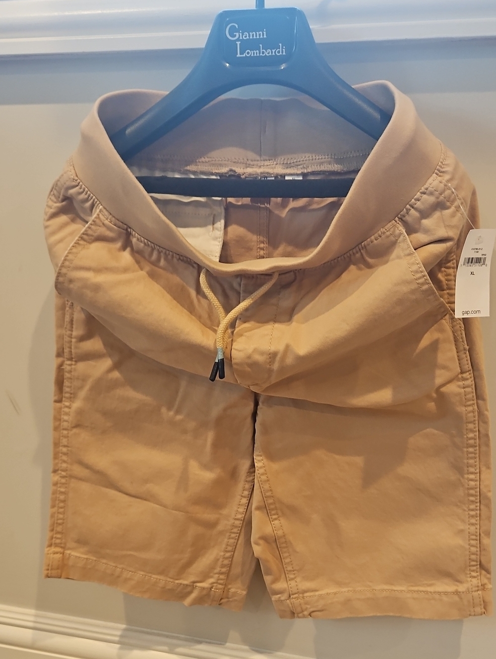 Kid’s Casual Drawstring Shorts - Tan
